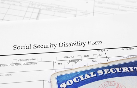 A Social Security Disability form